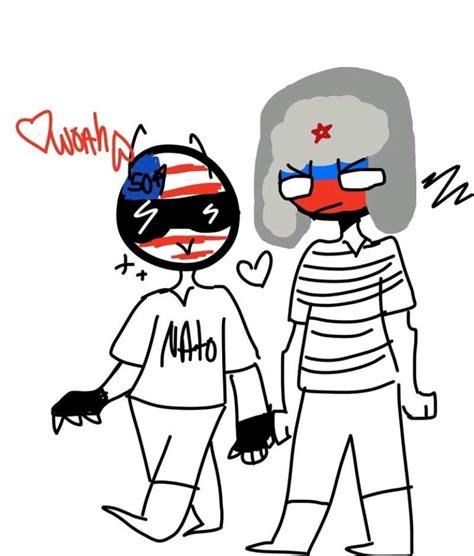 America X Russia Doodle •countryhumans Amino• Eng Amino