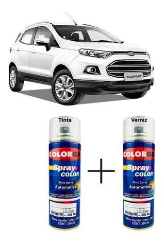 Tinta Spray Automotiva Branco Ártico Ford 1 Verniz 300ml