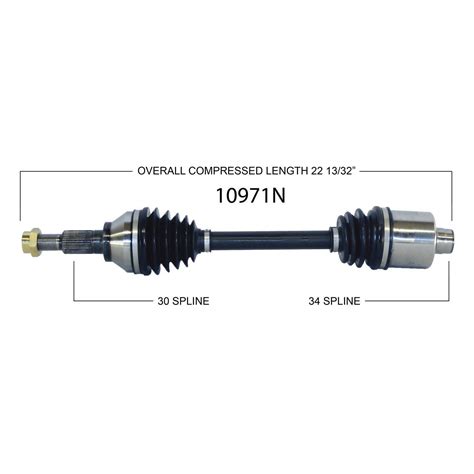 Duralast Gold Front Driver Or Passenger Side CV Axle 10971N