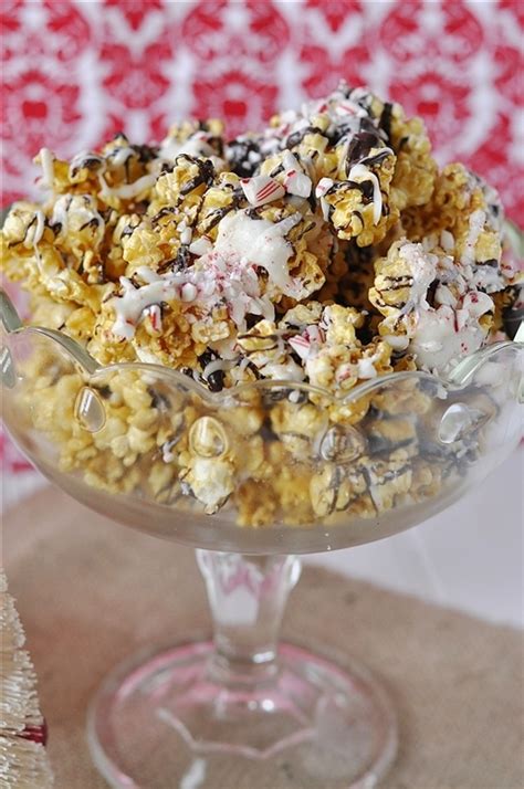 Peppermint Bark Caramel Corn