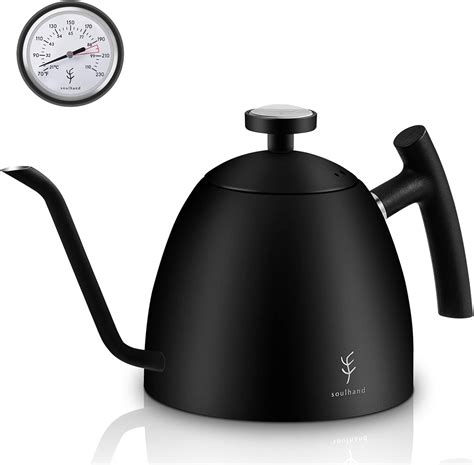 Soulhand Pour Over Kettle With Thermometer Gooseneck Kettle Tea Pot Hot