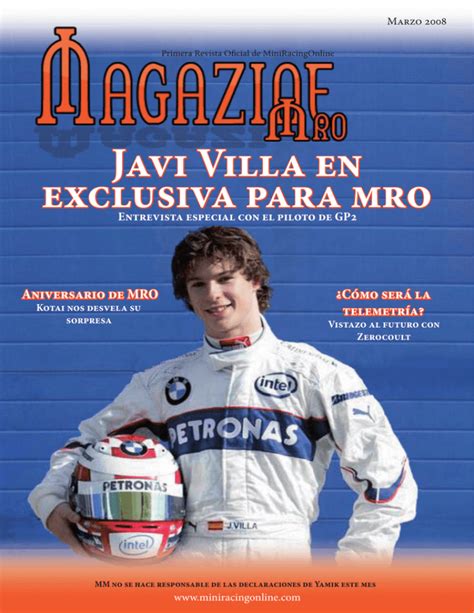 Javi Villa En Exclusiva Para Mro