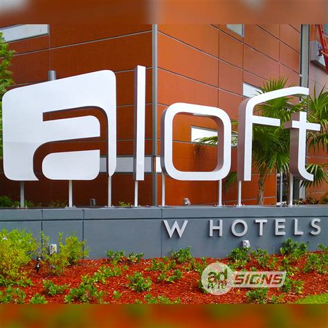 Aloft Hotels - Adwave Signs - Commercial Signs