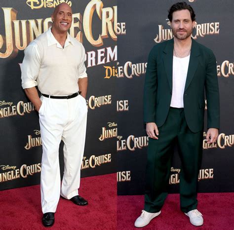 Dwayne Johnson And Édgar Ramírez Attend The Jungle Cruise World