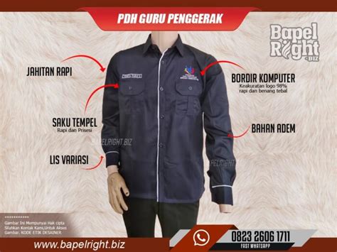 5 Warna Baju Pdh Pdl Yang Bagus Desain Terbaru Bapelright