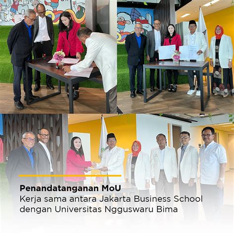 Jakarta Business School And Universitas Nggusuwaru Bima Enter Strategic