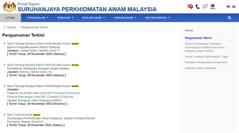 Jawatan Kosong Suruhanjaya Perkhidmatan Awam Spa Gaji Rm