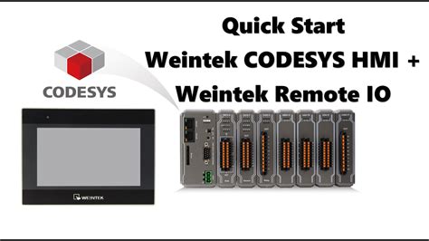 CODESYS Quick Start Using Weintek Remote IO HMI YouTube