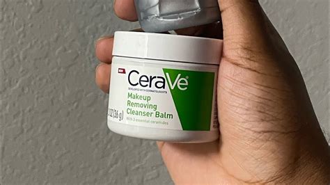 Cerave Makeup Removing Cleanser Balm Youtube