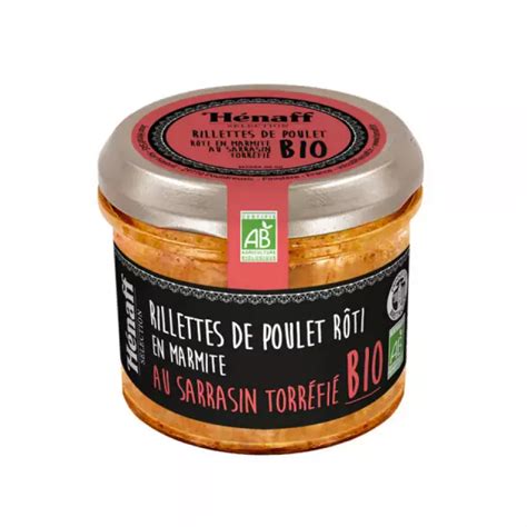 H Naff Rillettes De Poulet R Ti En Marmite Au Sarrasin Torr Fi Bio