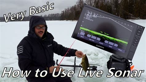 How To Use Live Sonar Garmin LiveScope Tips To Find Fish Ice Fishing