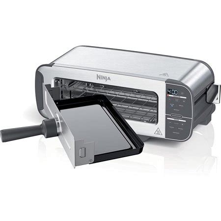 ST101 Foodi 2-in-1 Flip Toaster, 2-Slice Capacity, Compact Toaster Oven, Snack Maker, Reheat ...