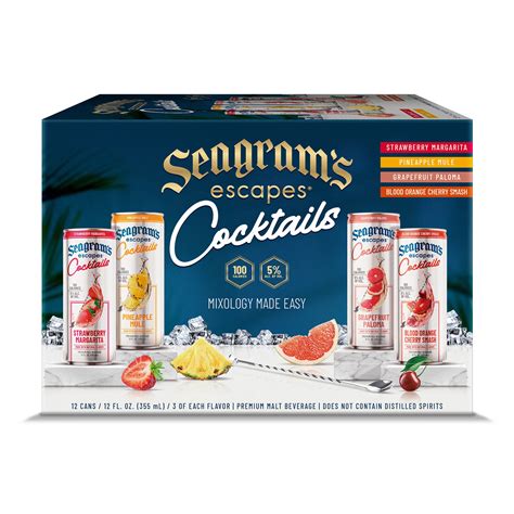 Seagram S Escapes Cocktails Variety Pack Cans Pk Shop Malt