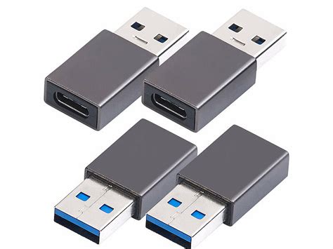 4 Adaptateurs USB C Vers USB A Adaptateurs Pearl Be