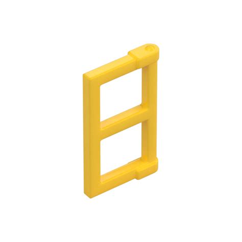 LEGO Yellow Window Pane 1 X 2 X 3 With Thick Corner Tabs 28961 60608