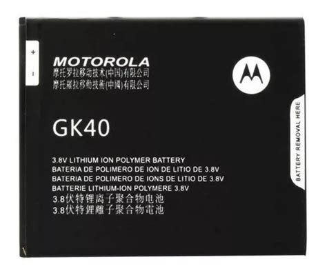 Bateria Motorola Gk40 Moto C C Plus G5 G4 Play E4 E5 MercadoLibre