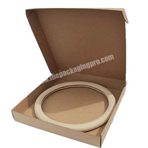 Custom Size Corrugated Mailer Carton Packaging Box For Car Steering Wheel