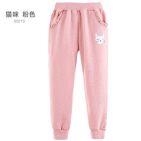 Girls Pants Spring And Autumn Childrens Sweatpants 2019 Spring Dress