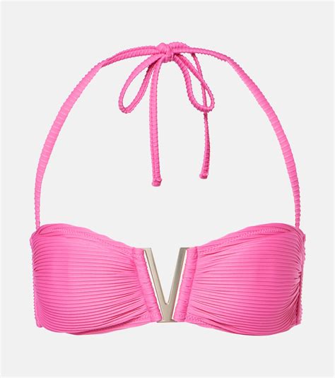 Tulum Bandeau Bikini Top In Pink Heidi Klein Mytheresa