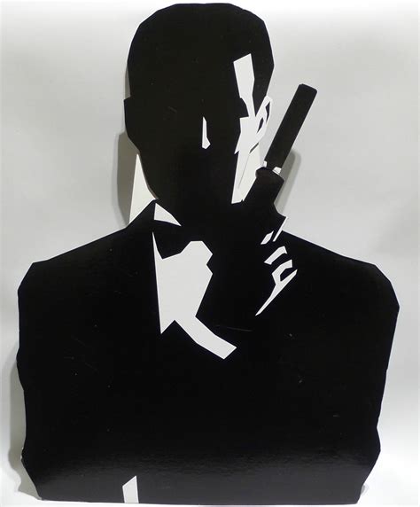 James Bond James Bond Profile Mni Standee Made Of Cardboard