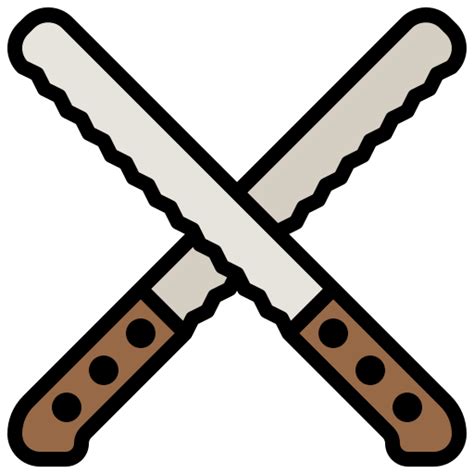 Bread Knife Surang Lineal Color Icon