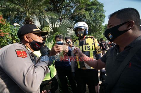 FOTO Petugas Gabungan Tindak Tegas Pelanggar Protokol Kesehatan