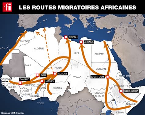 [carte] Les Routes Migratoires Africaines