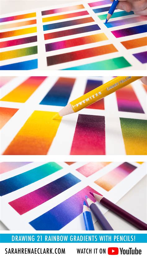 Learn How To Draw Beautiful Rainbow Gradients With Colored Pencils Im