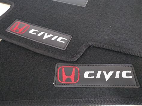 Jogo De Tapetes Honda Civic Personalizado Elo