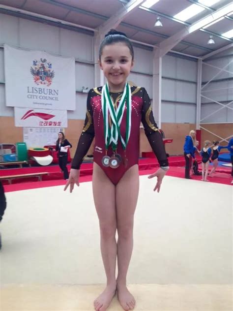 Nine Year Old Gymnast Lola Travels Miles Per Week As She Sets Her