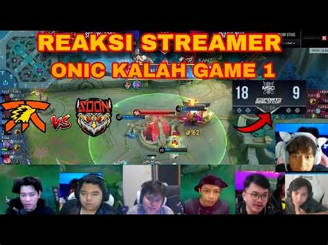 Reaksi Streamer Fnatic Onic Kalah Di Game See You Soon Vs Fnatic