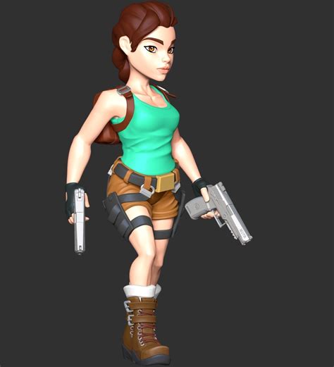 Fichier 3D Lara Croft Tomb Raider Reloaded Modèle pour impression