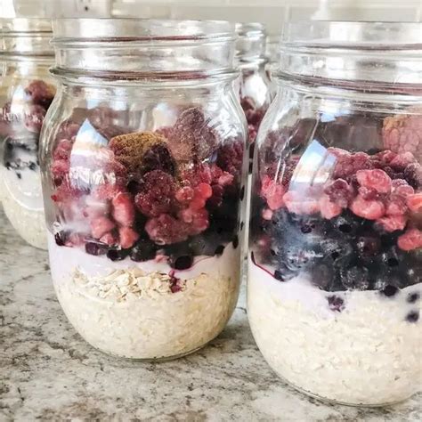 Triple Berry Overnight Oats Recipe Overnight Oats Recipe Healthy