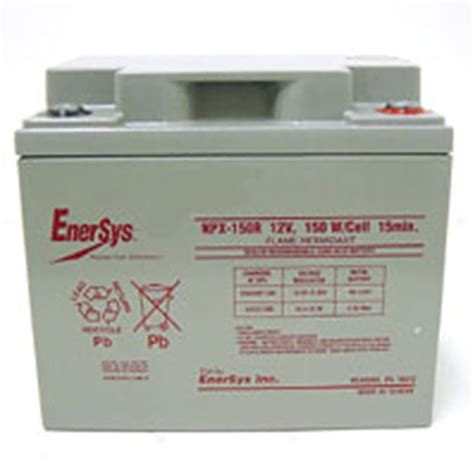 Enersys Datasafe Npx Bfr Sealed Lead Battery V W Battery Store