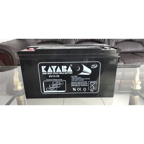 Jual Battery Kering Or Aki Kering Vrla Deep Cycle Gel Merk Kayaba 12v