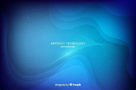 Free Vector Blue Abstract Technology Background