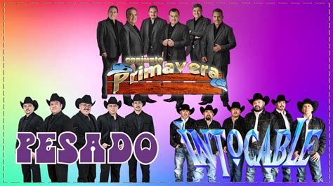 Conjunto Primavera Intocable y Pesado Romanticas Norteñas Mix 30