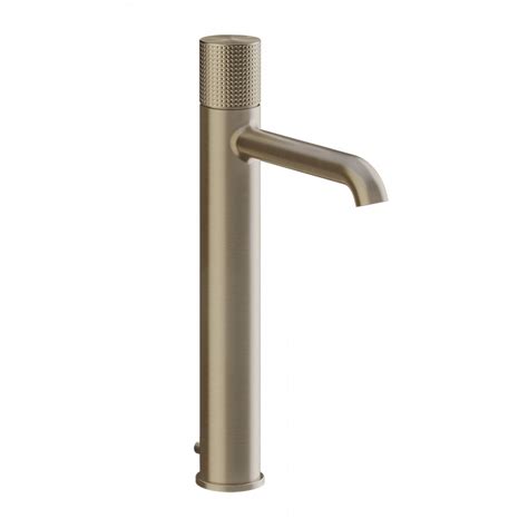 Gessi Habito Cesello High Washbasin Mixer Gessi Copper Brushed Pvd