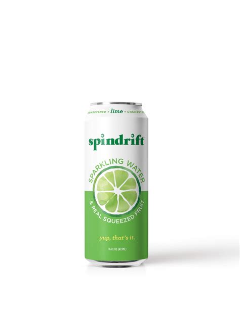 Buy Spindrift Sparkling Water Lime Flavored Made With Real Squeezed