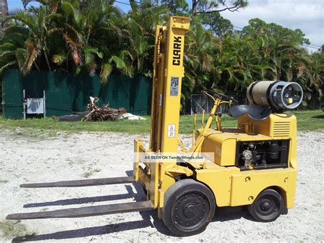 Restored Naval Forklift Bomb Loader Aircraft Tug Clark Car Loader