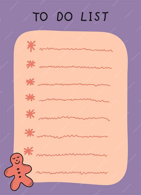 Premium Vector | Cute fun planner and to do list with simple