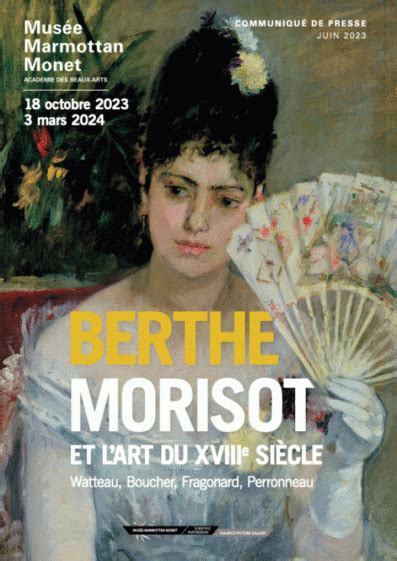 Ticket Visite Expo Berthe Morisot Et Le Xviiie Siècle Samedi 18