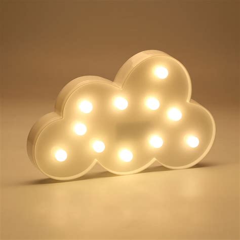 Veilleuse murale bébé enfant Lampe LED forme de nuage