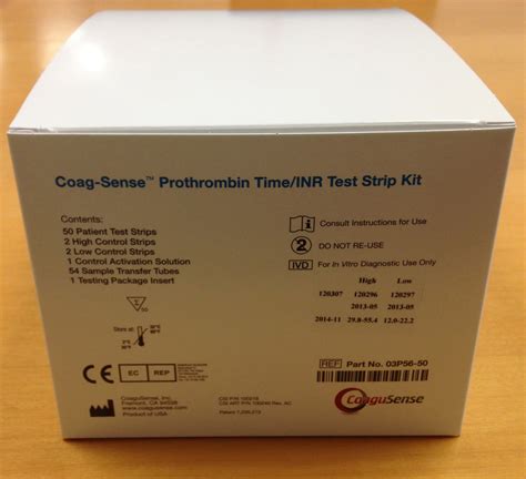 Coagusense 03P56-50 - Rapid Test Kit Coag-Sense® Professional Blood Coagulation Test Prothrombin ...