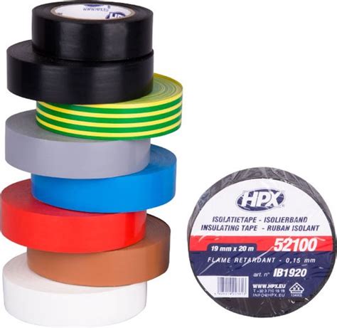 Pvc Isolatietape Vde Rood Mm X M Bol