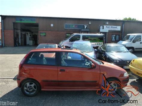 1998 FIAT PUNTO GT 1 4 Turbo Arancia Orla Orange 71k Miles Great