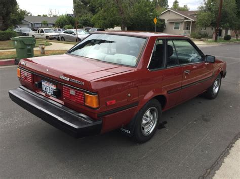 1983 Toyota Corolla Sr 5 Coupe Classic Toyota Corolla 1983 For Sale