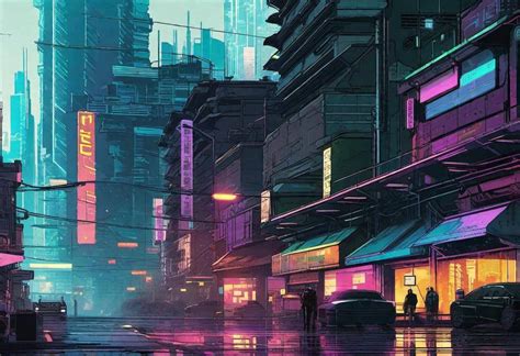 Cyberpunk Street by YinzerSteel on DeviantArt