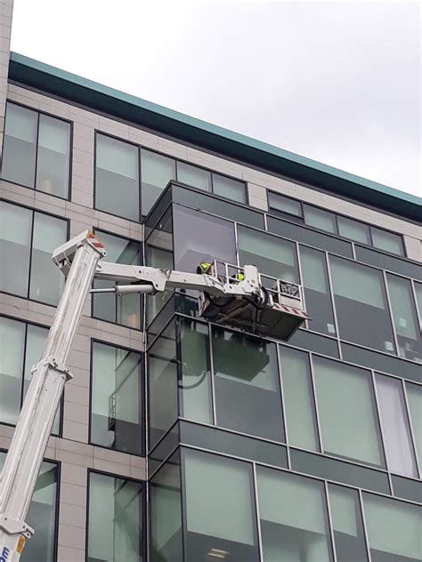 Large Glazed Office Frontage Replacement Job Completed In Glasgow Gg