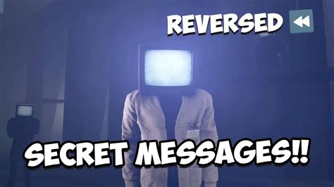 Skibidi Toilet 66 Reversed Secret Messages YouTube